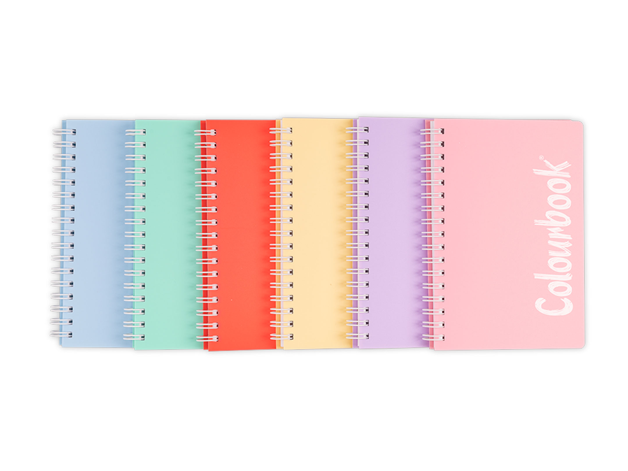 Assortimento quaderni A6 Pastel con rilegatura a spirale