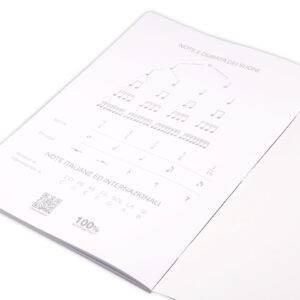 risguardia quaderno a4 di musica