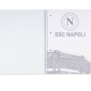 Frontespizio quaderni A4 a spirale SSC Napoli