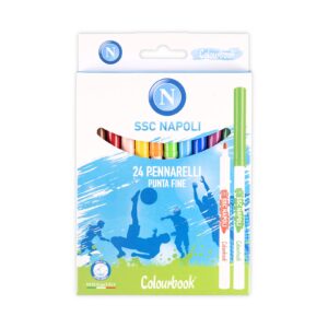 Pennarelli SSC Napoli 24 colori