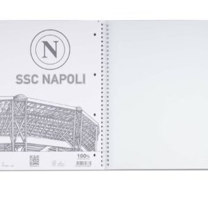 Risguardia quaderni A4 a spirale SSC Napoli