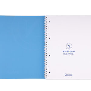 Dettaglio interno quaderno a spirale A4 SSC Napoli Limited Edition