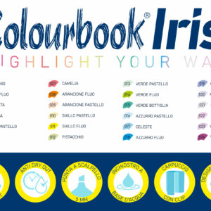 Bullet point Set 24 evidenziatori Iris Rainbow Selection