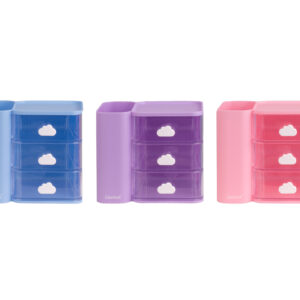 Cassettini portaoggetti Cubby 3 colori pastello Cassettini portaoggetti Cubby 3 colori pastello