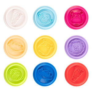 Formine set 9 vasetti plastilina Kiddò 55g