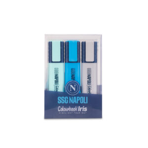 Fronte packaging set 3 evidenziatori SSC Napoli