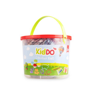 Fronte secchiello plastilina Kiddò con accessori