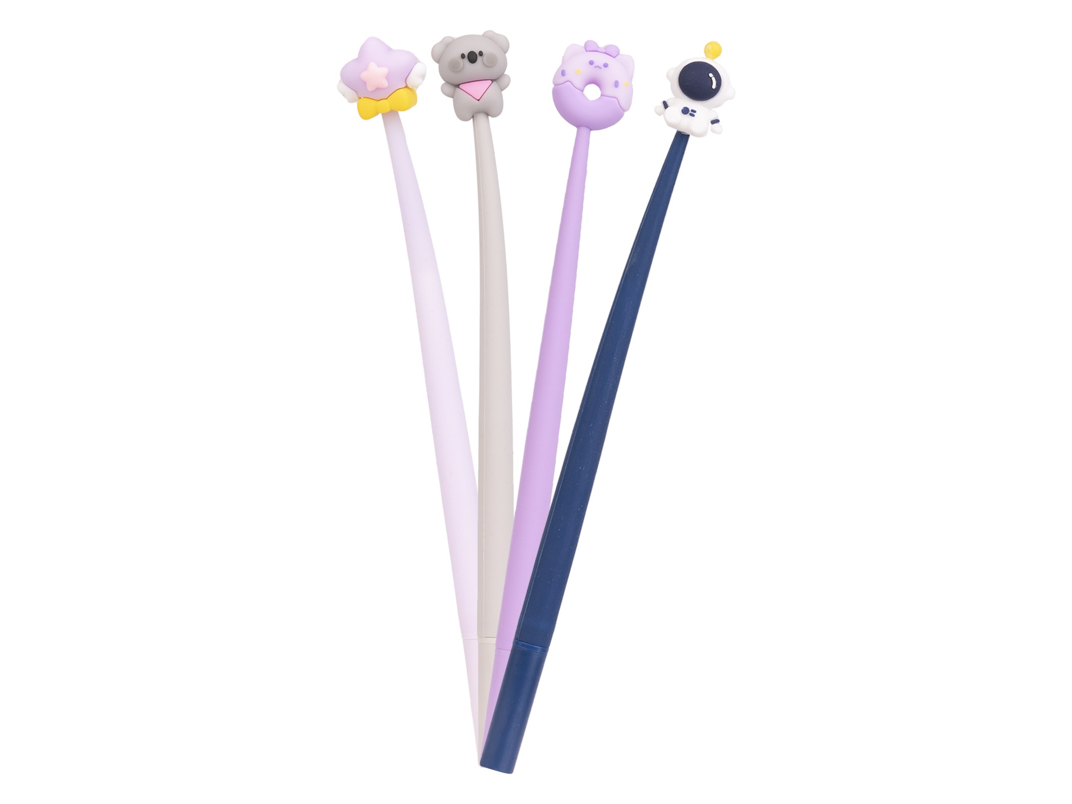 Penna gel Molly Fantasy Colourbook con fusto colorato e fantasia sul topper.