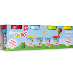 Set 4 vasetti plastilina Kiddò 110g