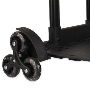 Ruote antiurto trolley porta zaino nero