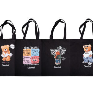 Shopper in cotone Funny and Bears Shopper in cotone Funny and Bears