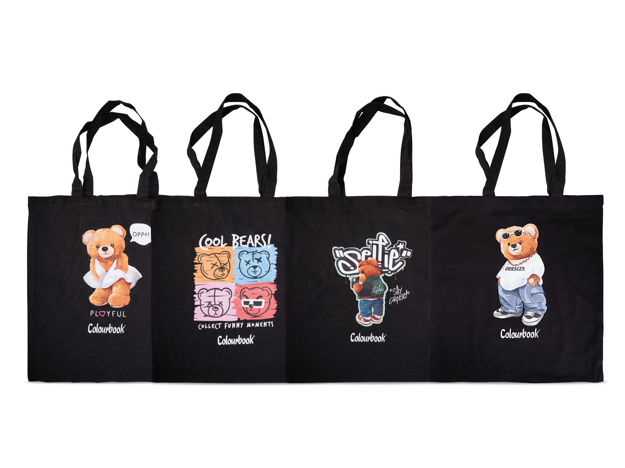 Shopper in cotone Funny and Bears