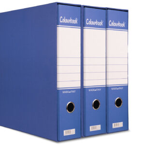 Set 3 registratori con custodia Colour Blu Dorso 8cm Set 3 registratori con custodia Colour Blu Dorso 8cm